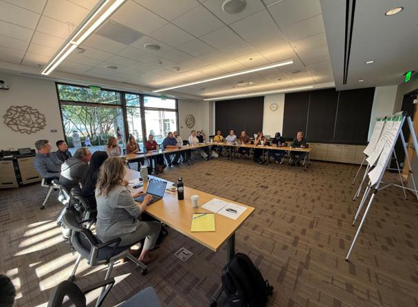 Project planning team meeting for OC Public Works